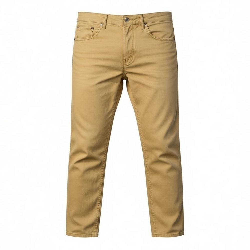 Wulful Men’s Slim Fit Stretch Jeans Dijon Yellow | 33 | NWT